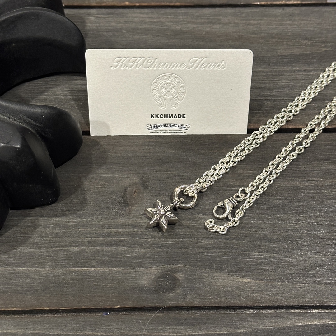 Customer order: Six-pointed star pendant + lobster chain