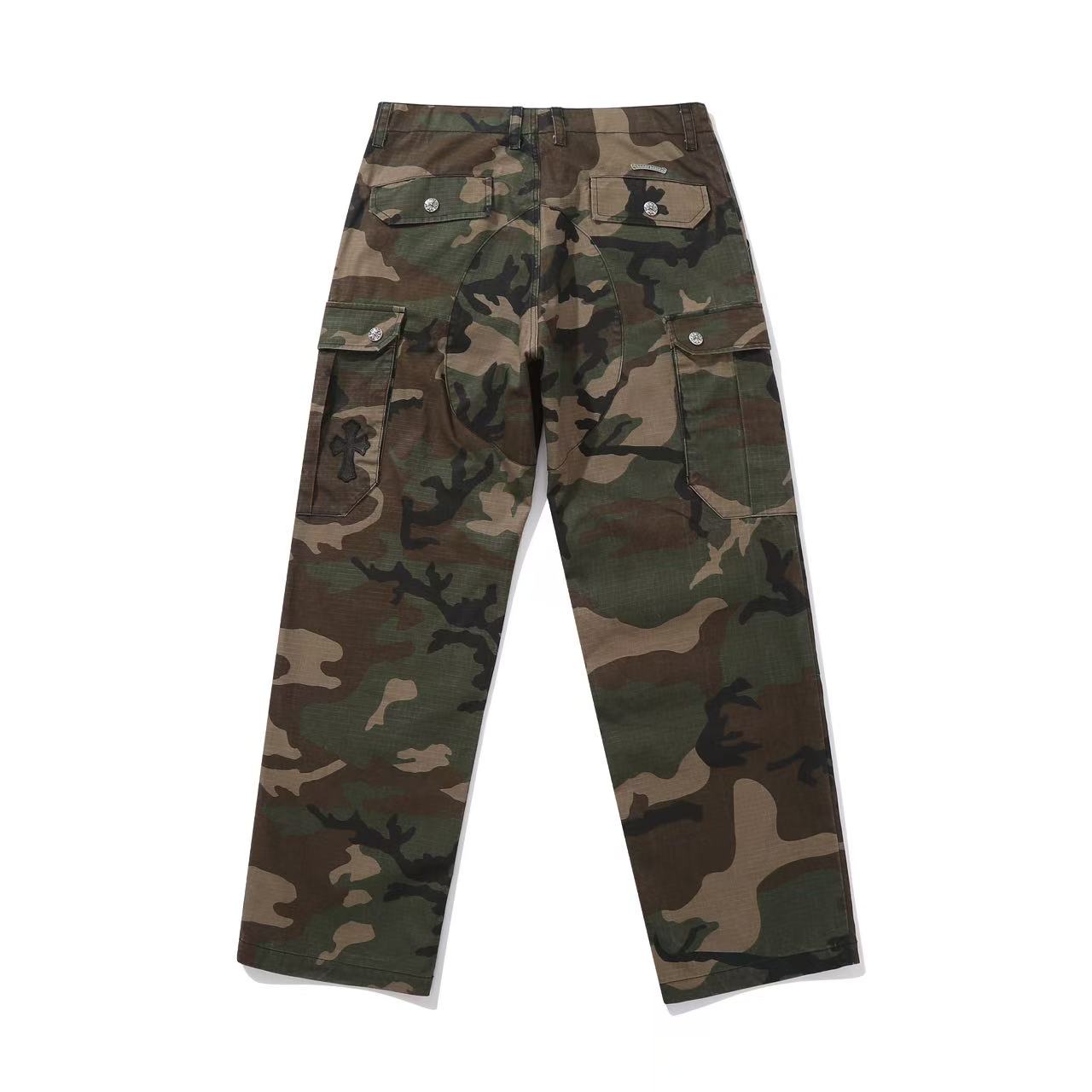 CH Chrome Hearts Cargo Camouflage PantsFurniture: Custom-woven and dyed 100% cotton checkered fabric. Checkered size matches YB (original label). ⚠️Not a common market product. YB 1:1 custom-made silver buckle. ⚠️Not a common market product. Custom