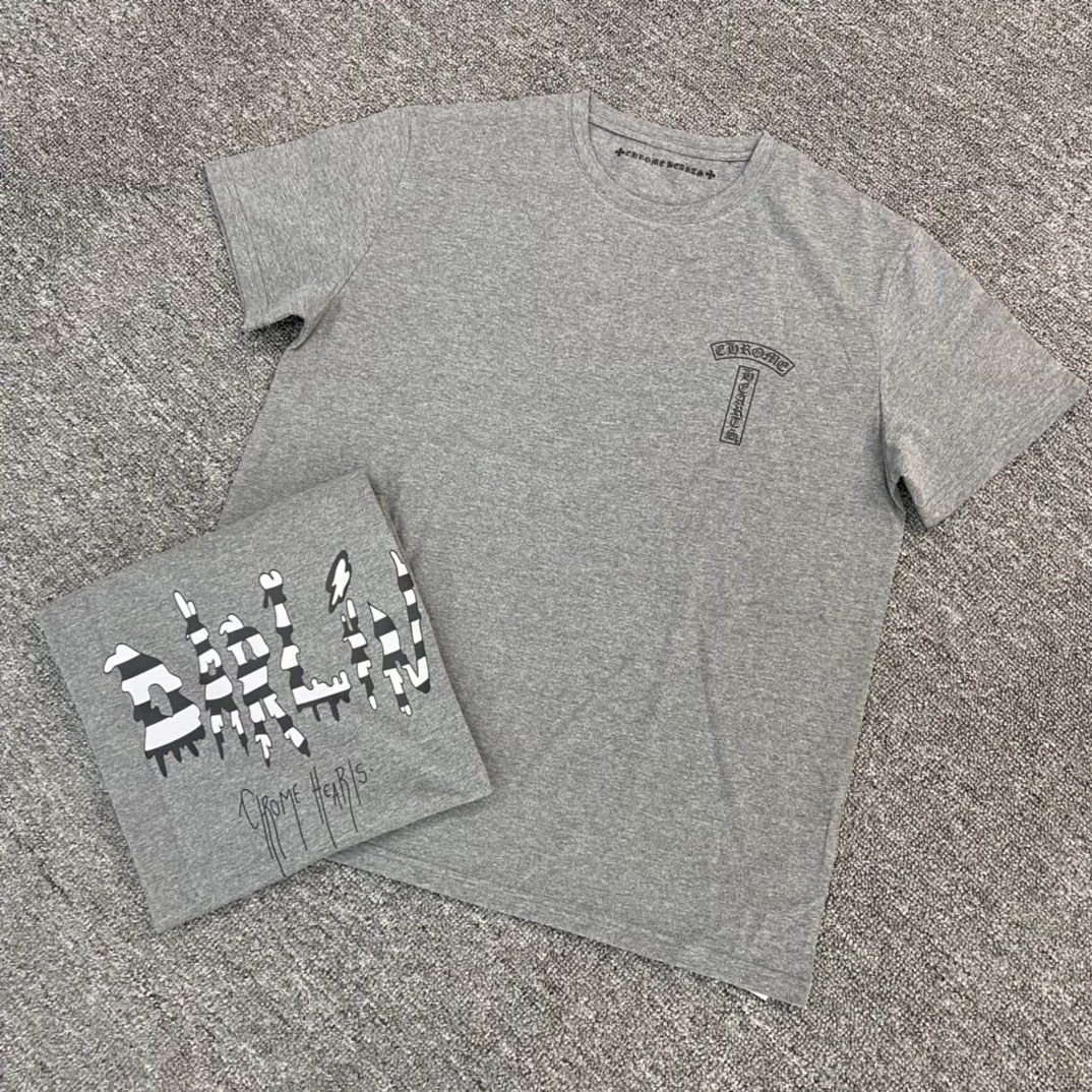 Chrome Hearts Mattyboy Zebra Print Short-Sleeve T-ShirtFabric: Custom-woven and dyed 40% count 230g pure cotton, single-sided reactive dyeingBulk stock received. Thermosetting ink printing, 1:1 replica. Unisex style.Sizes: S, M, L