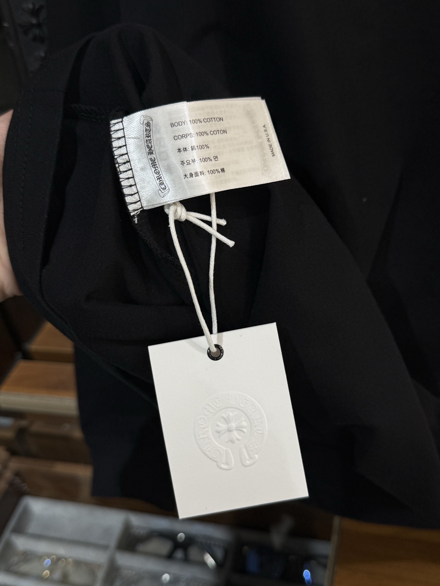 Chrome Hearts Hawaii Exclusive Black Long-Sleeve T-ShirtSize: S M L XL