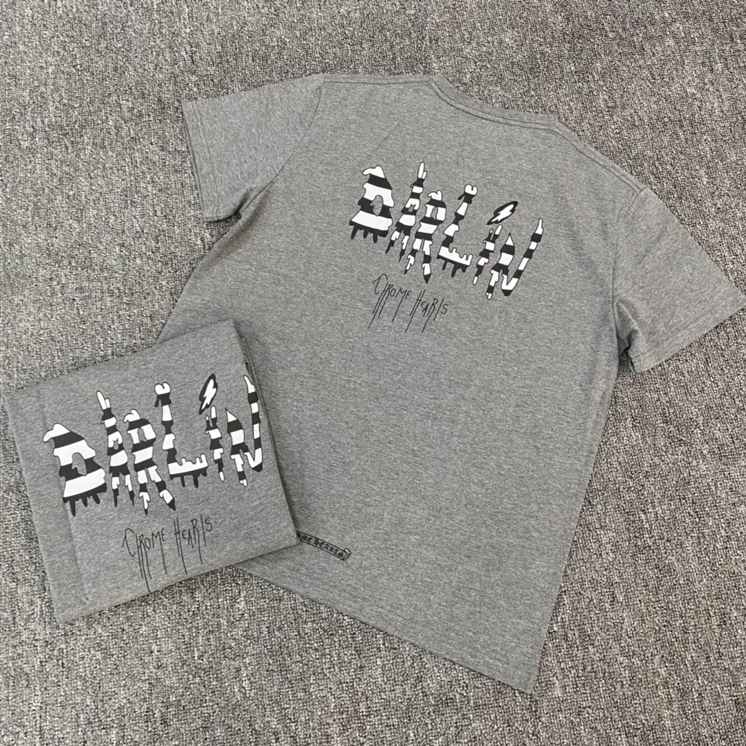 Chrome Hearts Mattyboy Zebra Print Short-Sleeve T-ShirtFabric: Custom-woven and dyed 40% count 230g pure cotton, single-sided reactive dyeingBulk stock received. Thermosetting ink printing, 1:1 replica. Unisex style.Sizes: S, M, L