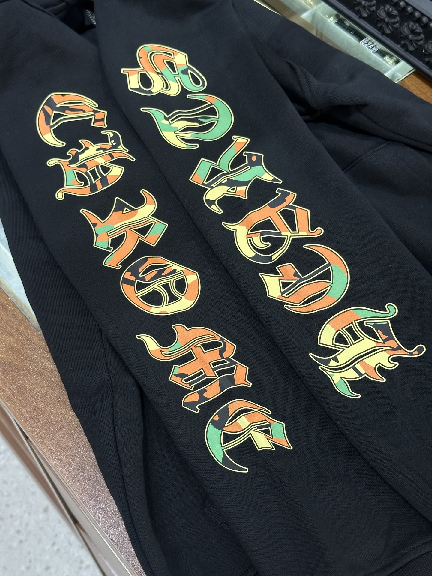 Chrome Hearts Camouflage Horseshoe HoodieSize: S M L XL