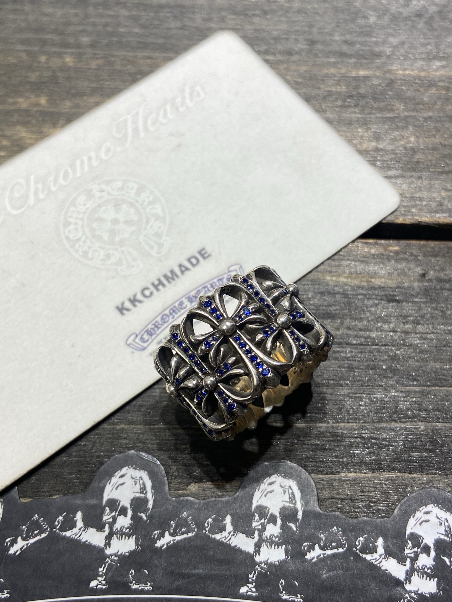 Customer order 🔝 Blue diamond inlaid round tomb