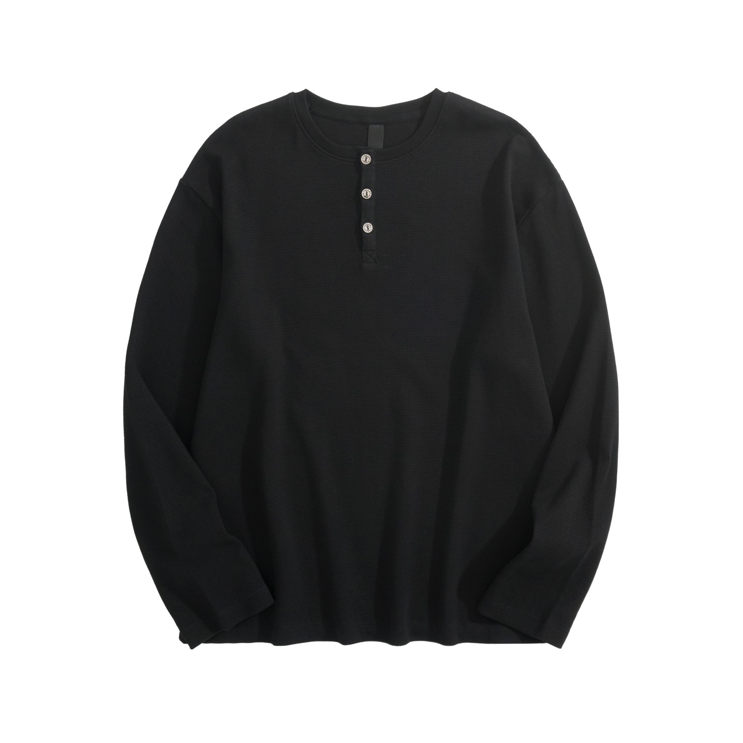 CH Chrome Hearts Open-Chest Waffle Gown with Cross PrintCustom-dyed waffle gown fabric, custom buttons, leather patch, cross embroidery on the backSizes: S, M, L