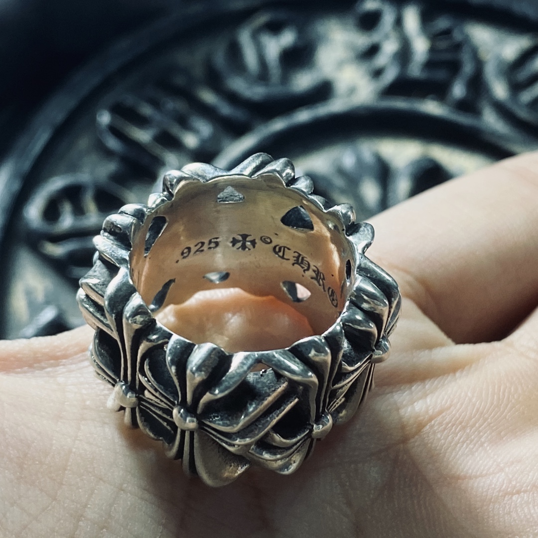 KkChrome Hearts Authentic Tomb Ring