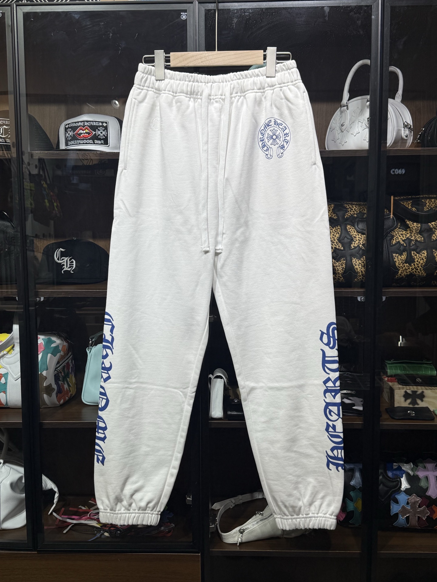 Chrome Hearts Blue Sanskrit SweatpantsSize: S-L