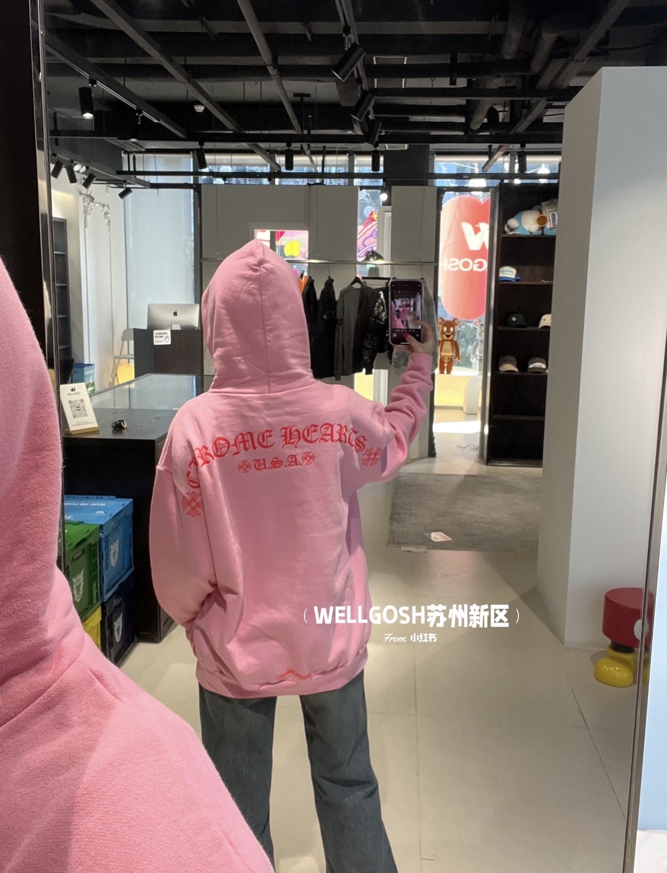 Chrome Hearts Cherry Blossom Pink Limited Edition Hooded SweatshirtSize: S M L XL