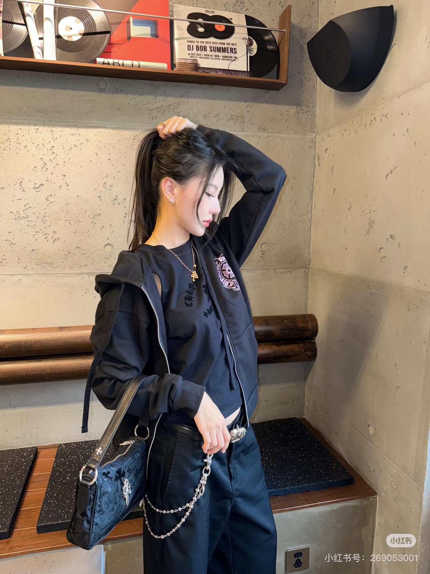 Chrome Hearts Chengdu Exclusive Pink Horseshoe Zipper SweatshirtSize: S M L XL