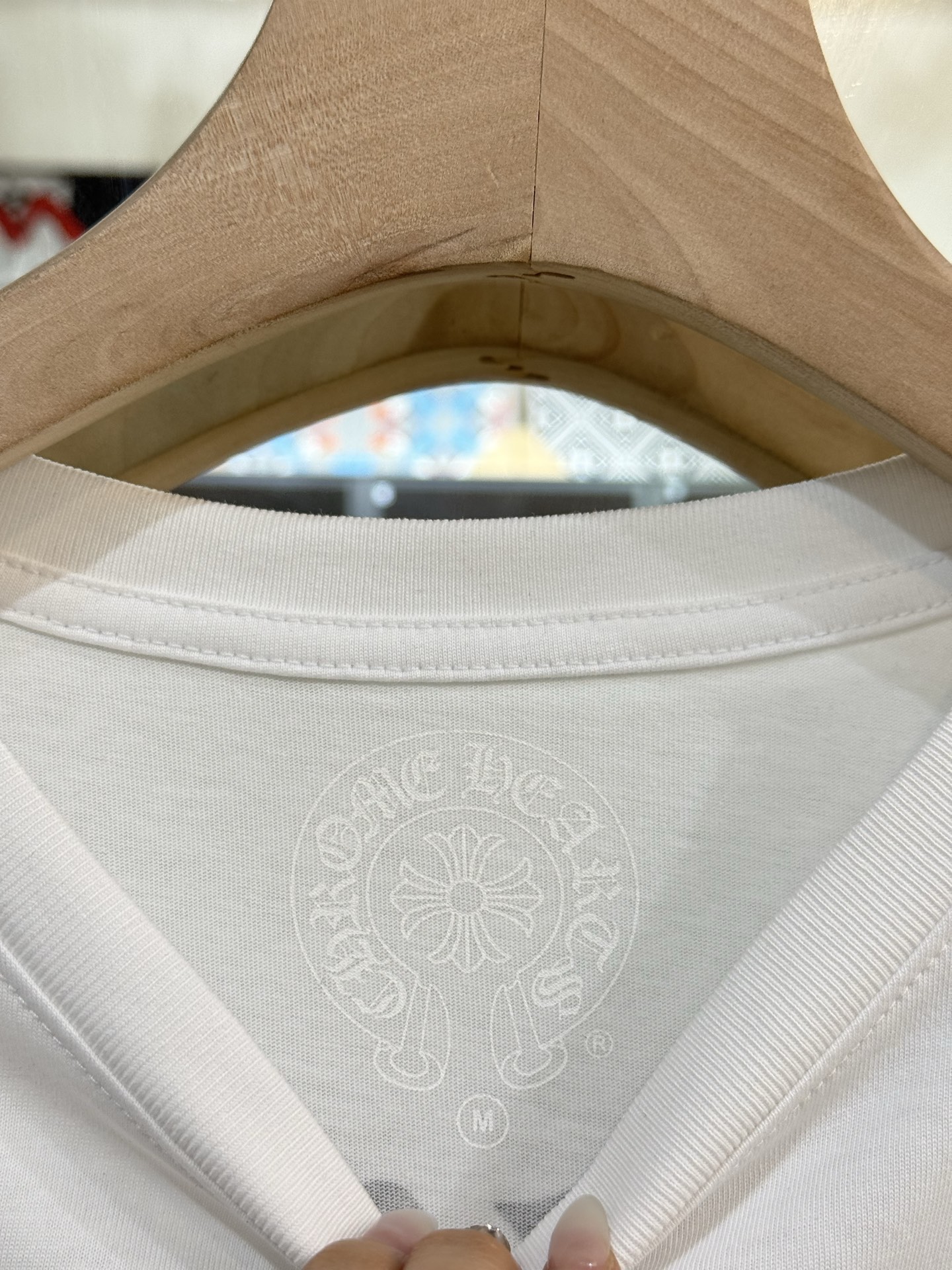 Chrome Hearts City Limited Edition White Long-Sleeve Shirt with Sanskrit DesignSize: S M L XL XXL