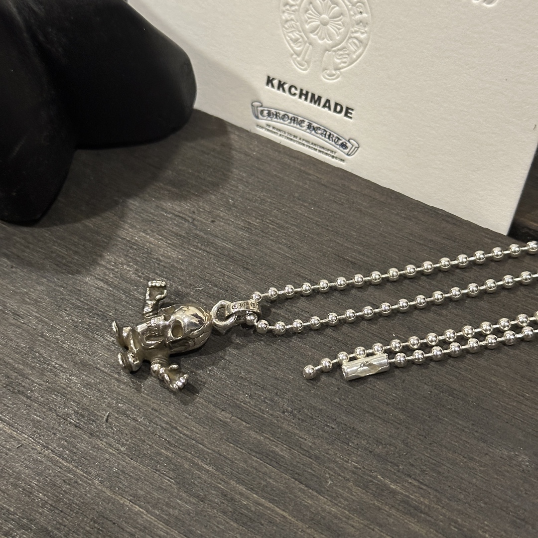 Customer order 🔝Foti small power skull + beaded chain