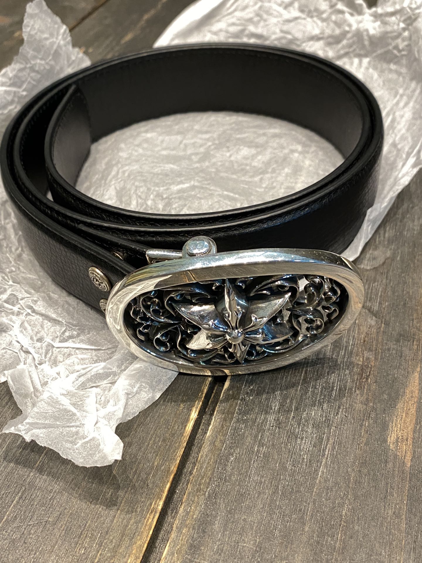 Customer order 🔝 Medium six-pointed star buckleCan be paired with cowhide or crocodile leather belts