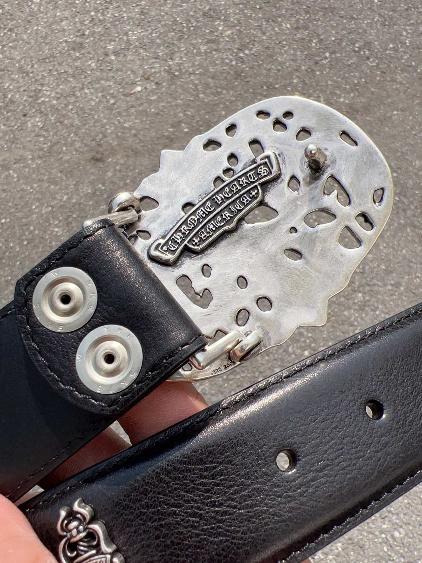 Chrome Hearts Tomb Buckle with Holy Sword Belt