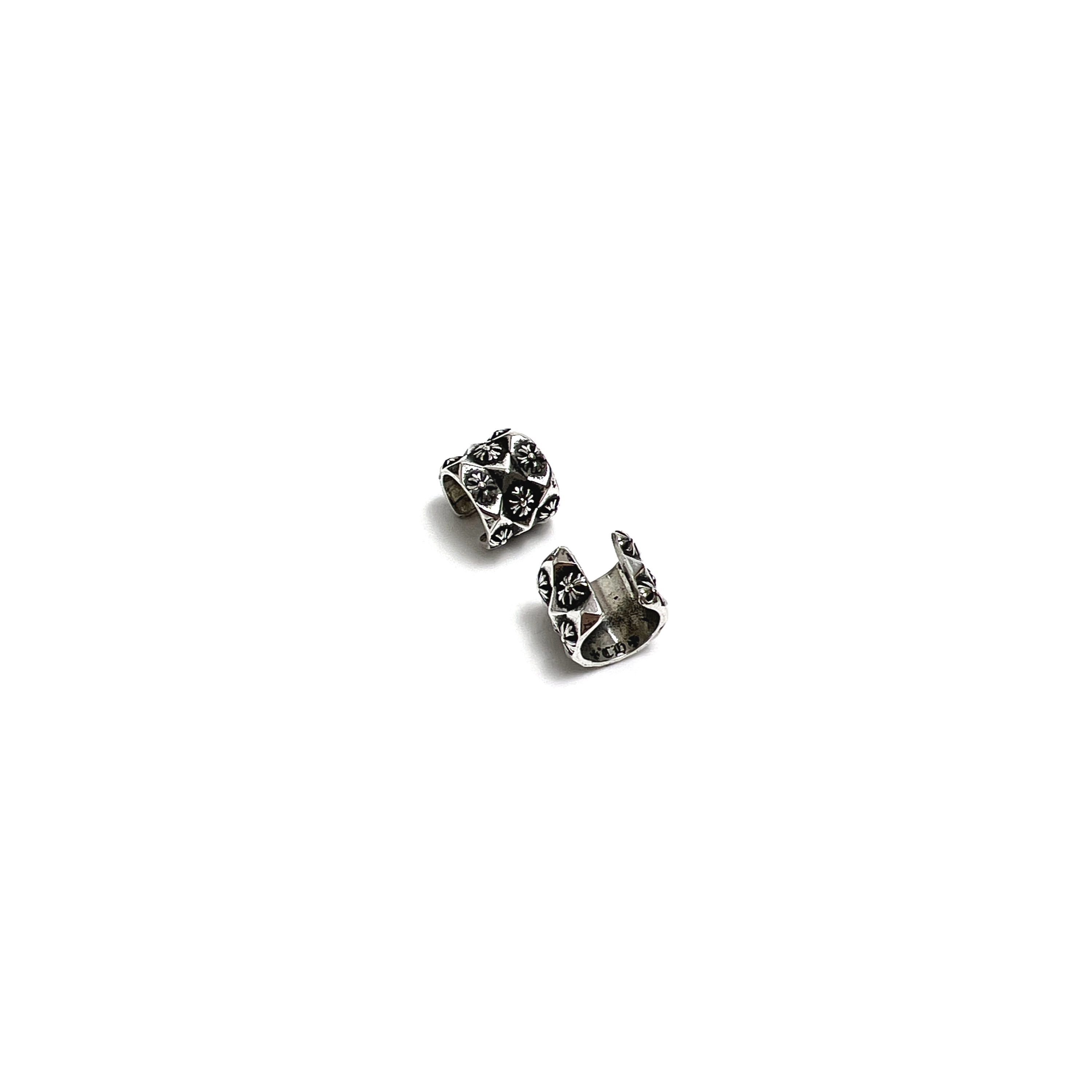Chrome Hearts Cross Flower Ear Clip