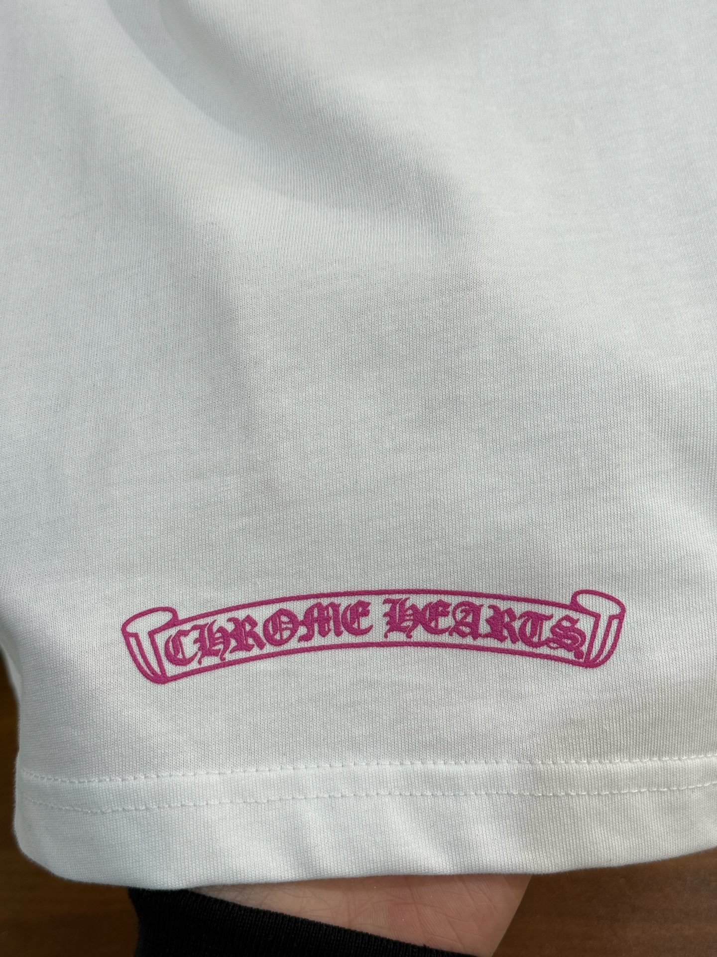 Chrome Hearts Long-Sleeve T-Shirt with Sanskrit Lettering on the Neckline and ArmsSizes: S M L XL XXL