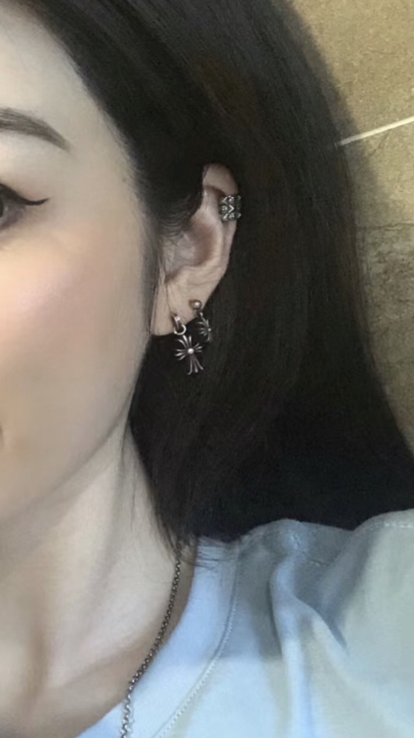 Chrome Hearts BabyFat Earrings