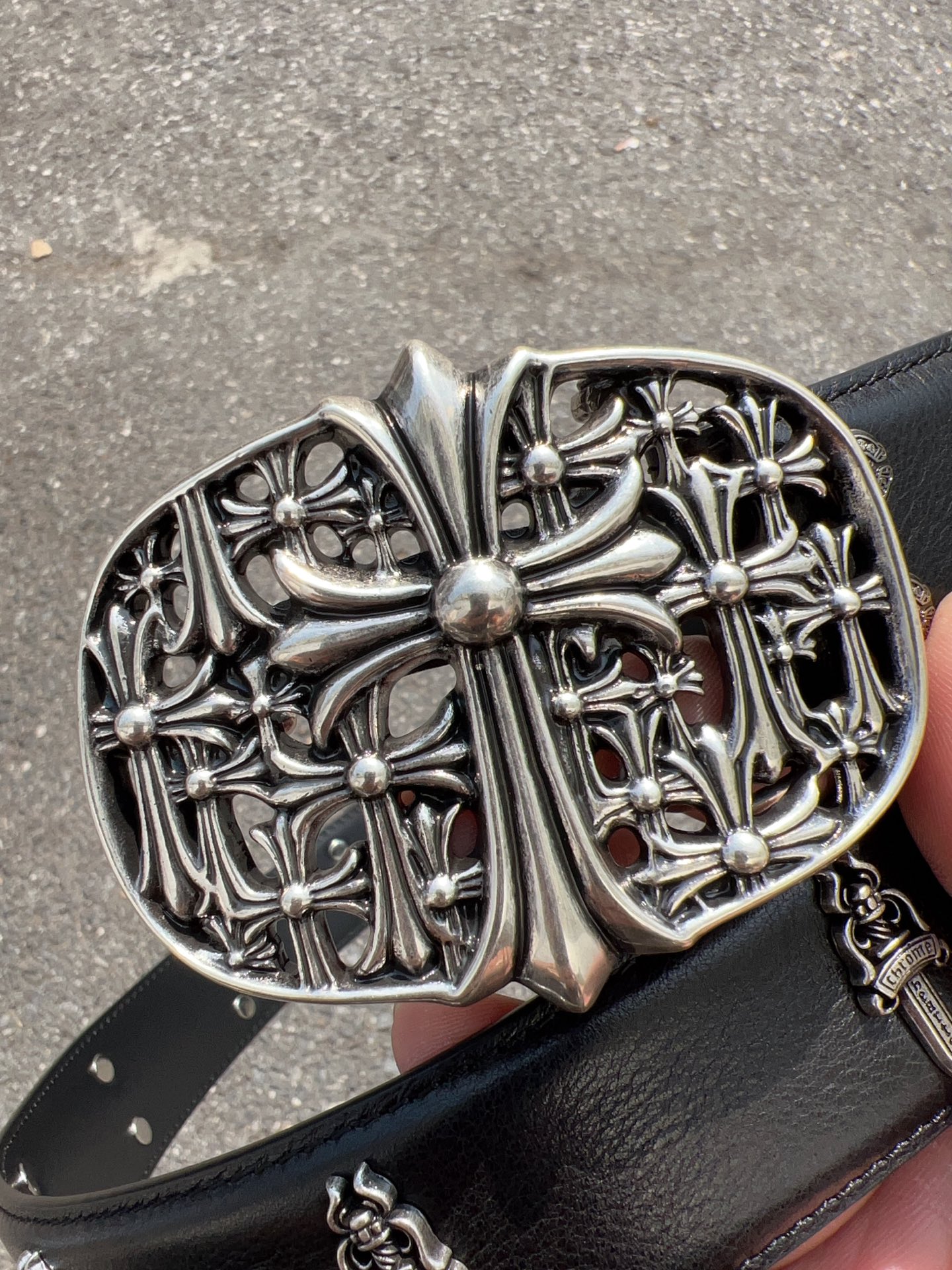 Chrome Hearts Tomb Buckle with Holy Sword Belt