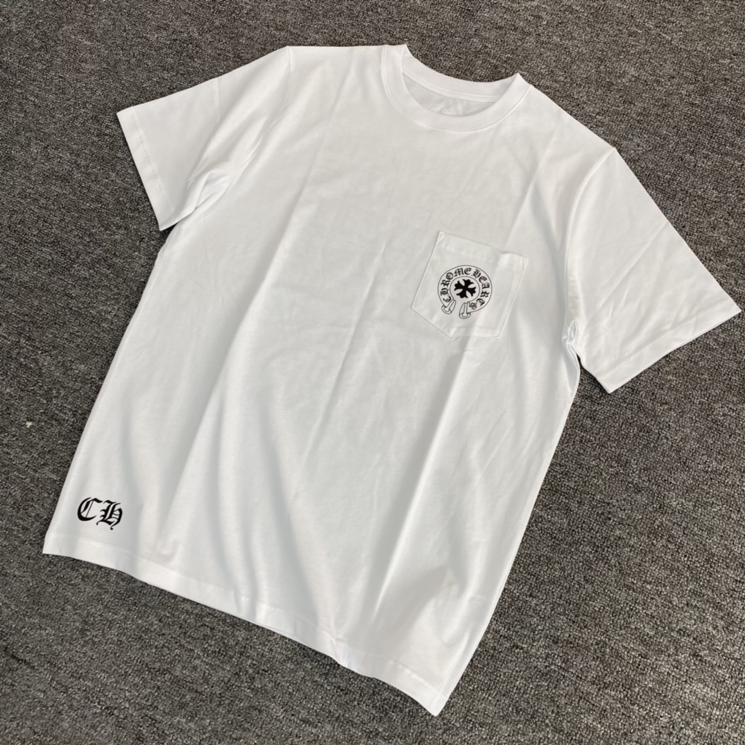 [Classic Reissue] Chrome Hearts Tokyo Limited Edition Sanskrit CH Short-Sleeve T-ShirtFabric: Custom-woven and dyed 40% count 230g pure cotton, single-sided reactive dyeingBulk stock available. Unisex styleSizes: S M L XL XXL