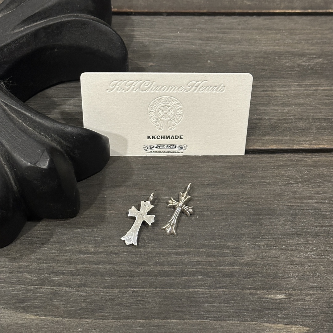 Customer order 🔝 Small double-layer cross + bead chain