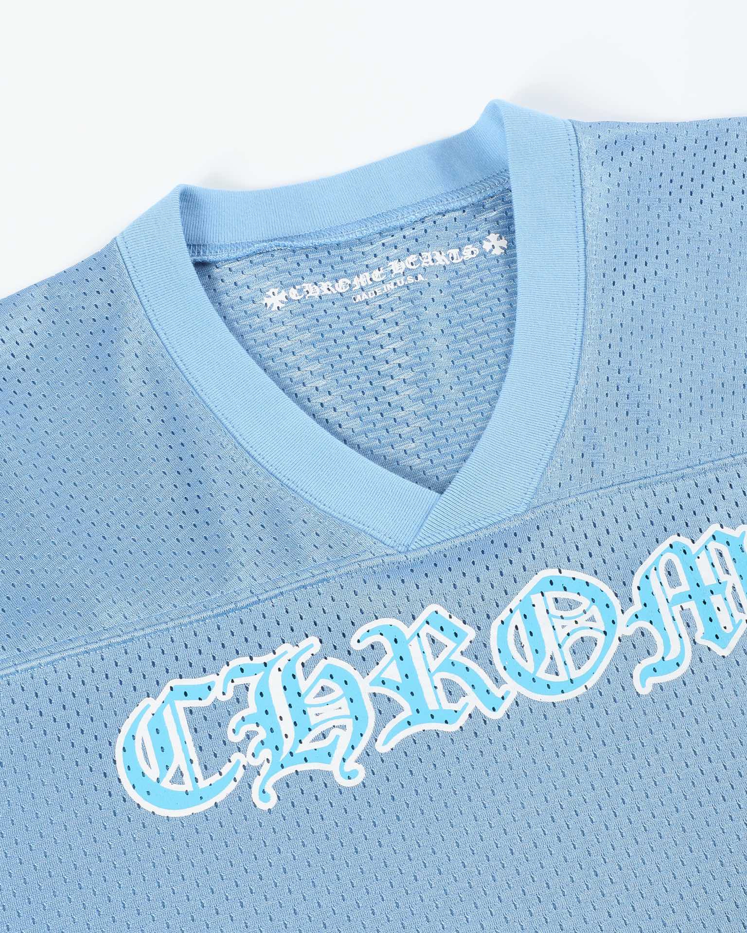 CH Chrome Hearts New Sanskrit Mesh Hockey Short-Sleeve T-ShirtOriginal design, top-notch details, 1:1 custom-made to the original Y version, unisex. Sizes S, M, L.