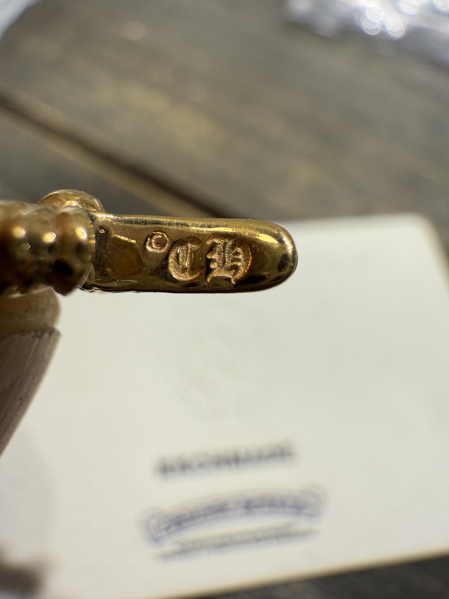 Custom-made 22k gold and diamond Babyfat bag – a must-have for every customer, a great entry-level item!