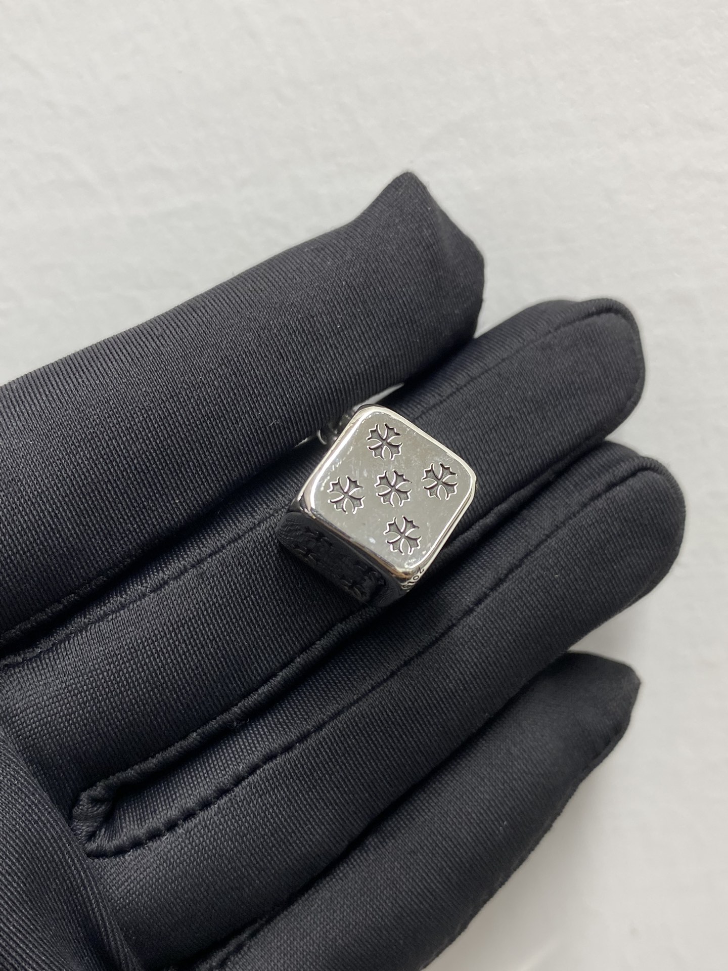 Dice Letter Chain Keychain