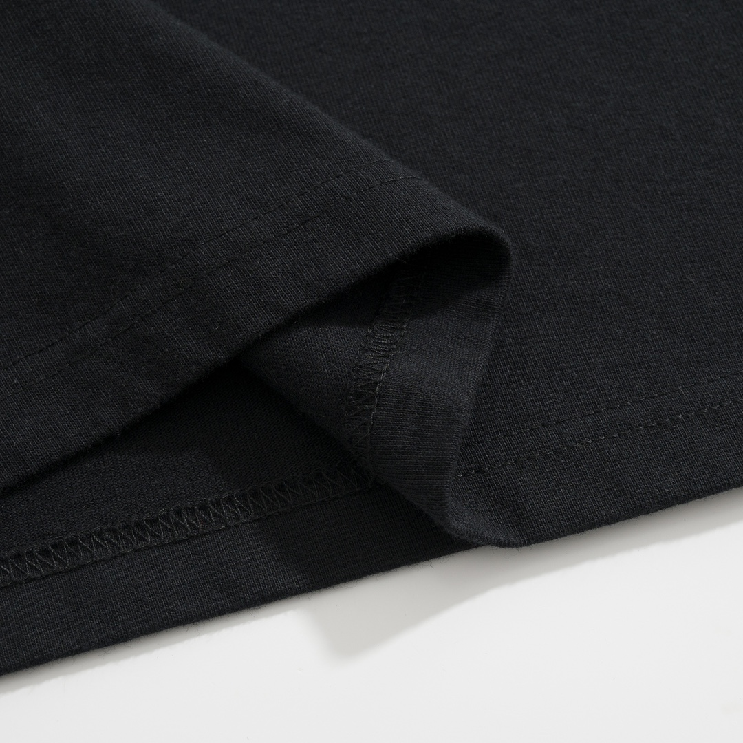 CH Chrome Hearts Sanskrit Embroidered Long-Sleeve T-ShirtCustom-woven and dyed fabric; patch pockets; cross embroidery on shouldersSizes S-XL