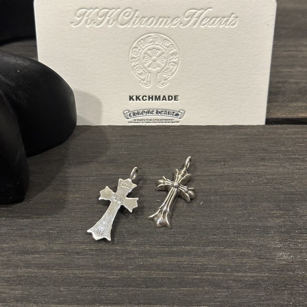 Customer order 🔝 Small double-layer cross + bead chain