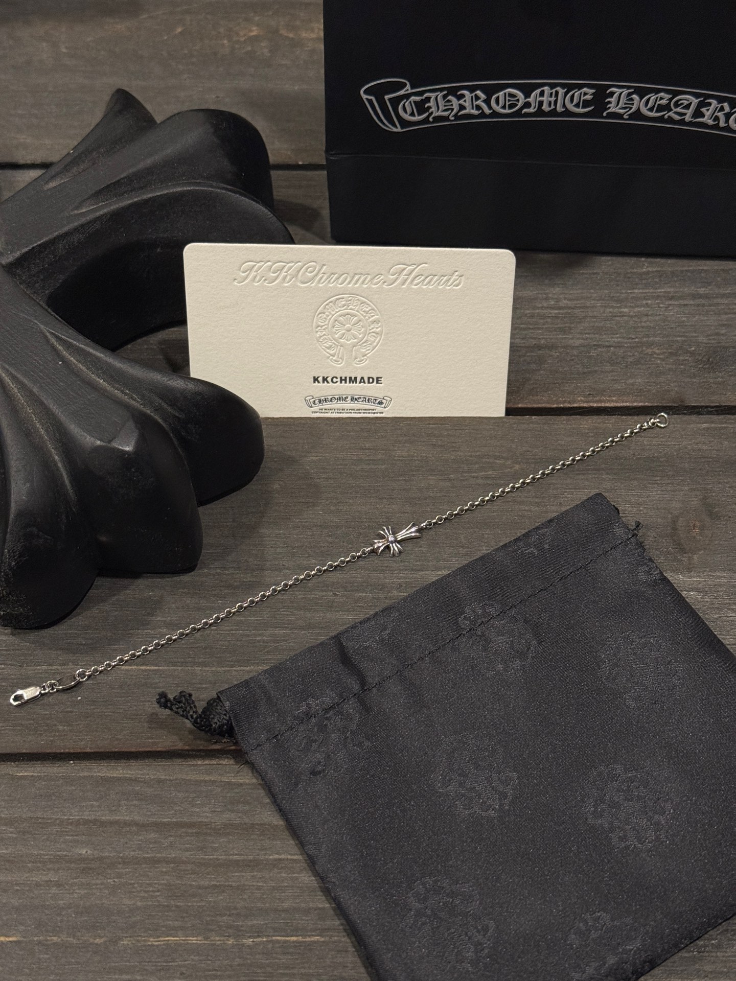 Customer order 🔝 Thin cross O-shaped bracelet