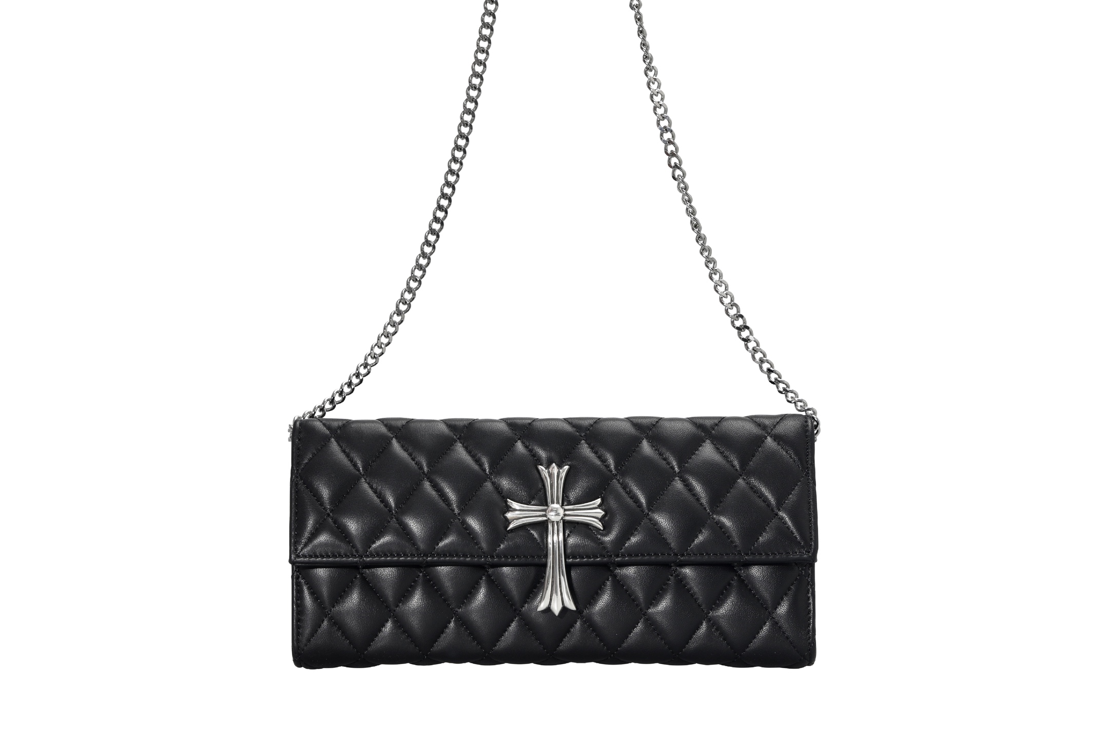Cross-shaped evening clutch