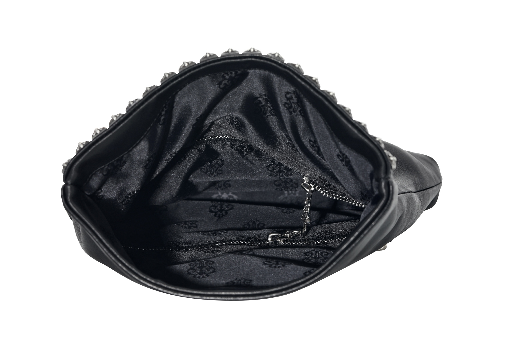 CH· Square Studded Crash Handbag Evening Bag