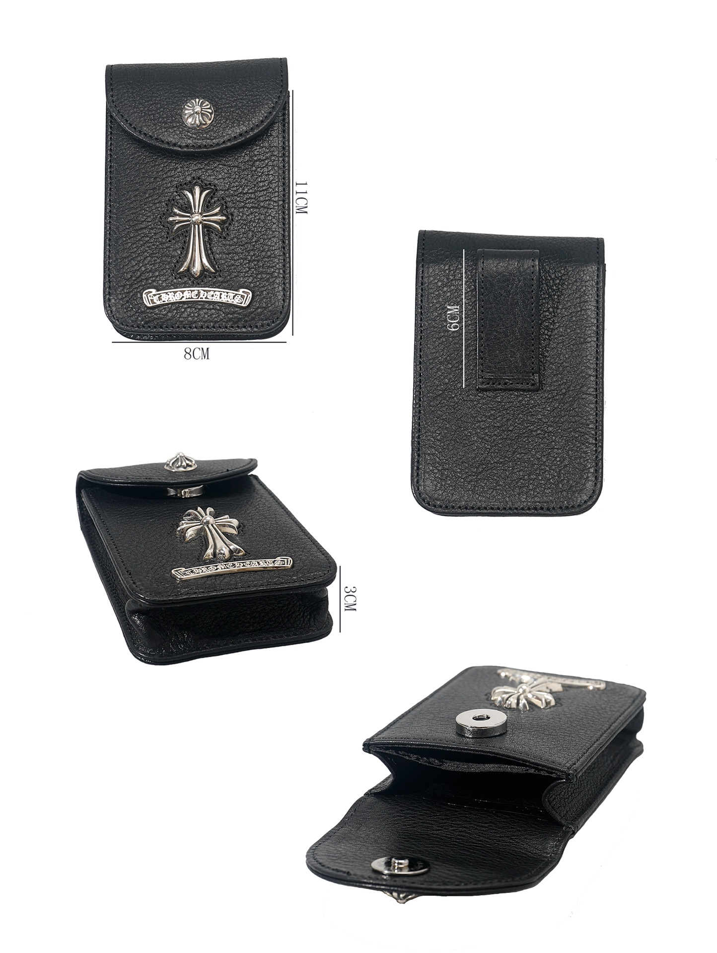 CH Round Nail Cigarette Case