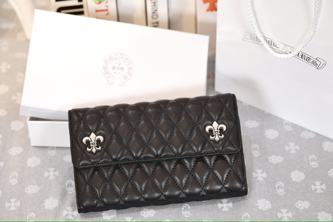 CH Scout flower linger cartera triple plegable