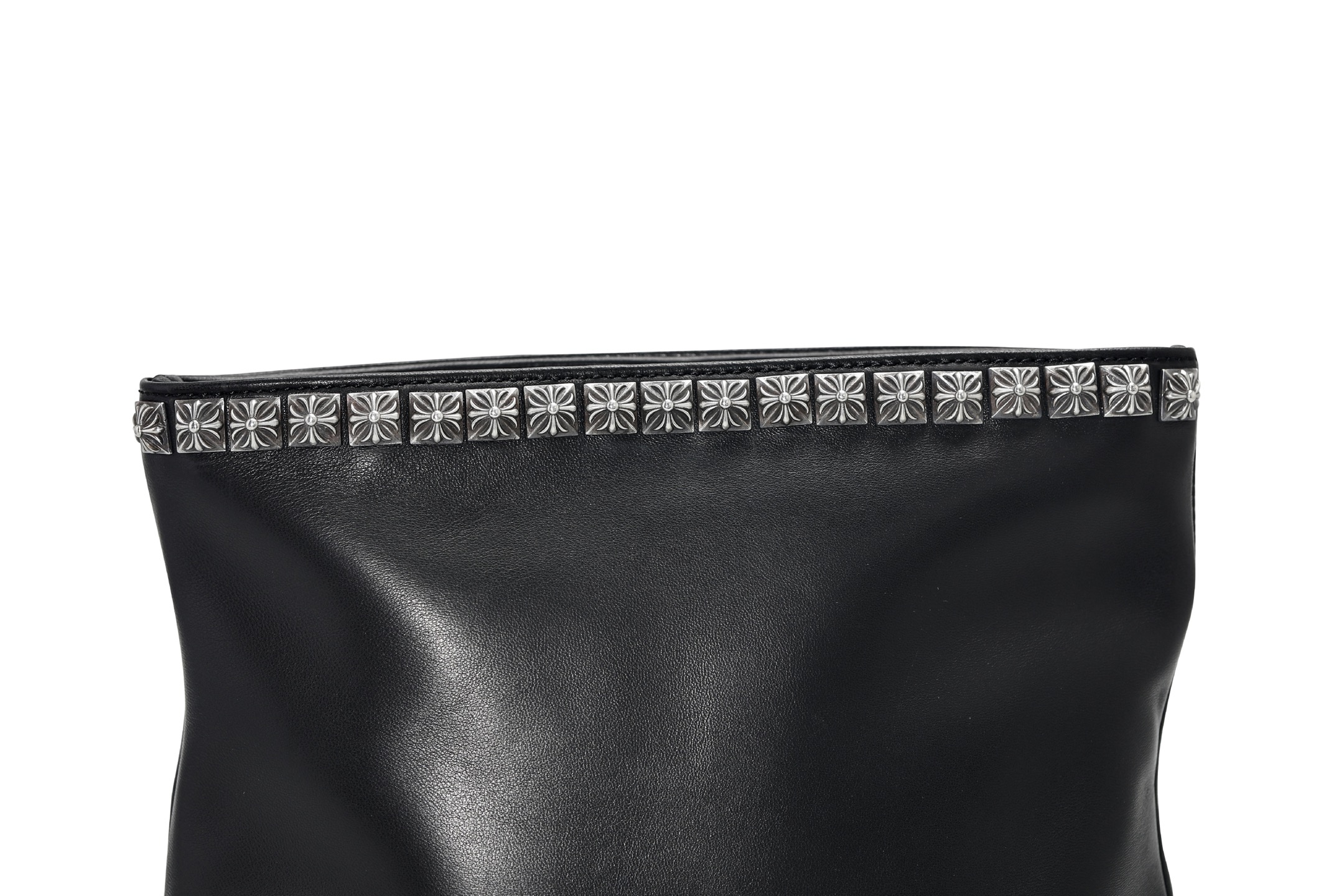 CH· Square Studded Crash Handbag Evening Bag