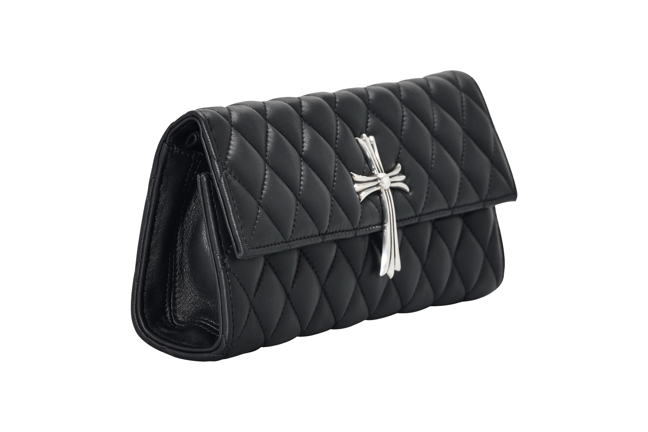 Cross-shaped evening clutch