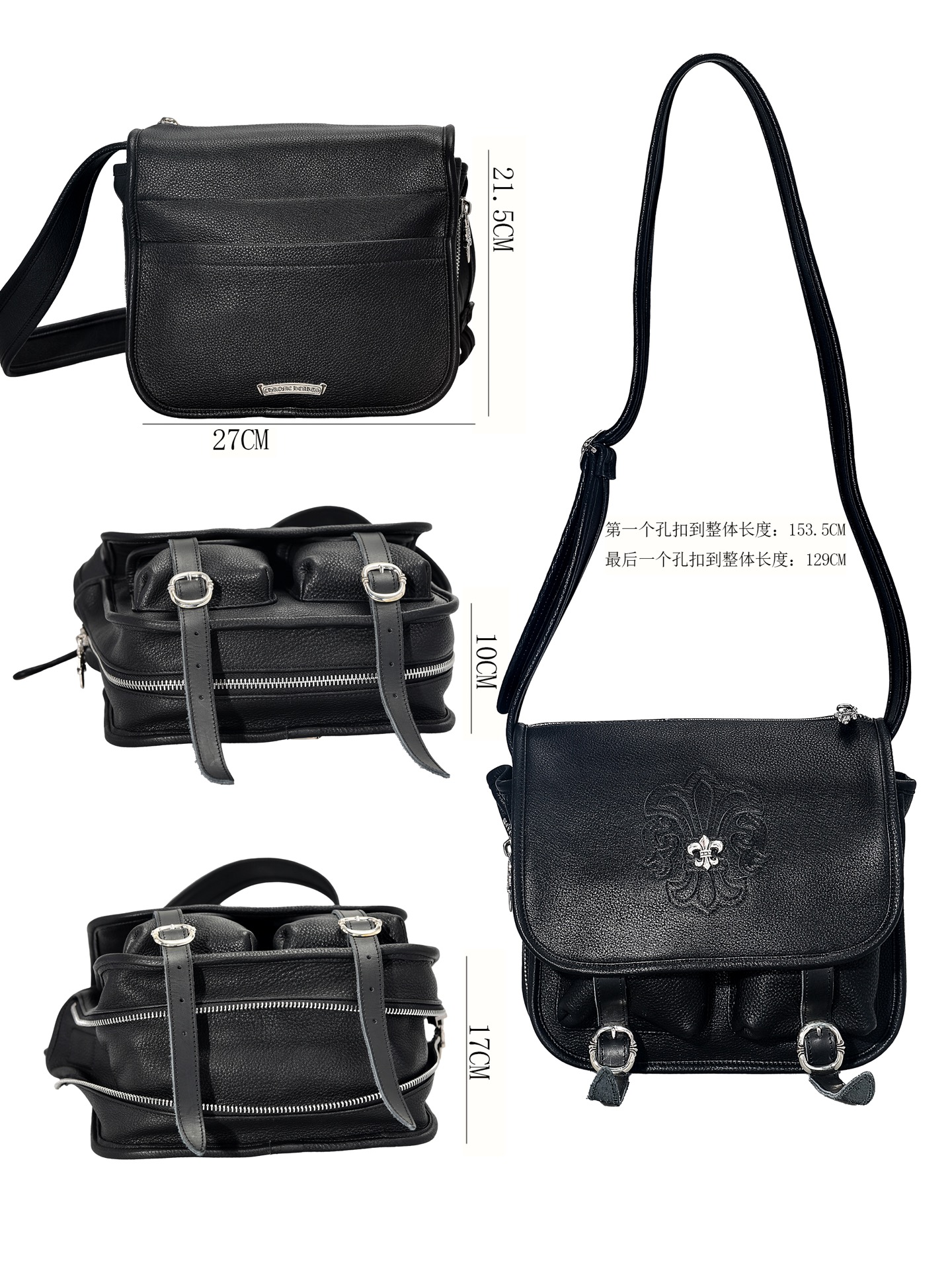 CH dile_Scout Flower Flap Messenger Bag Crossbody Bag