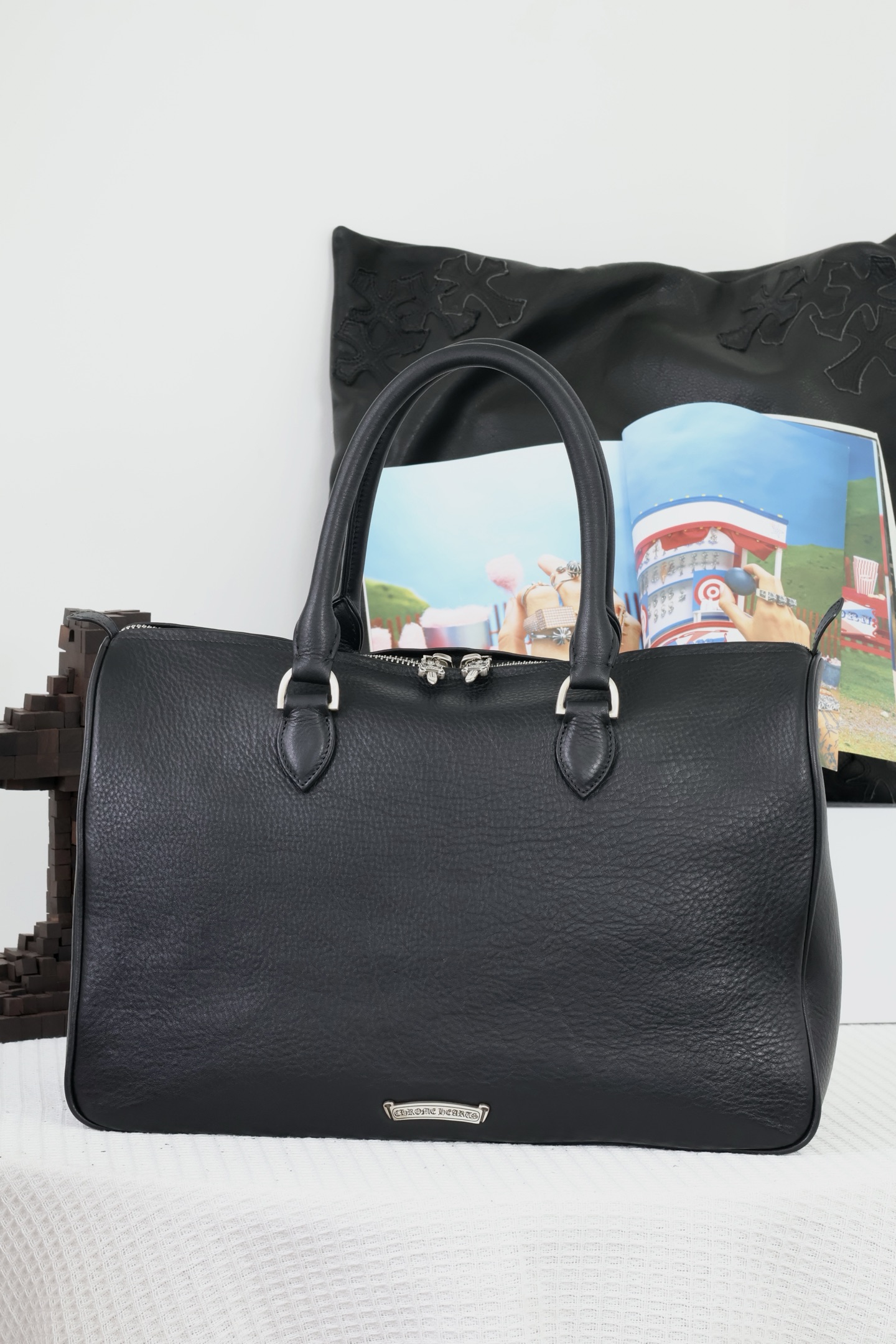 CH Cross Zipper Travel Bag