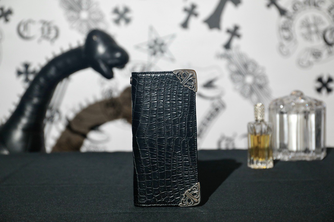 CH Rhombus Crocodile Wallet