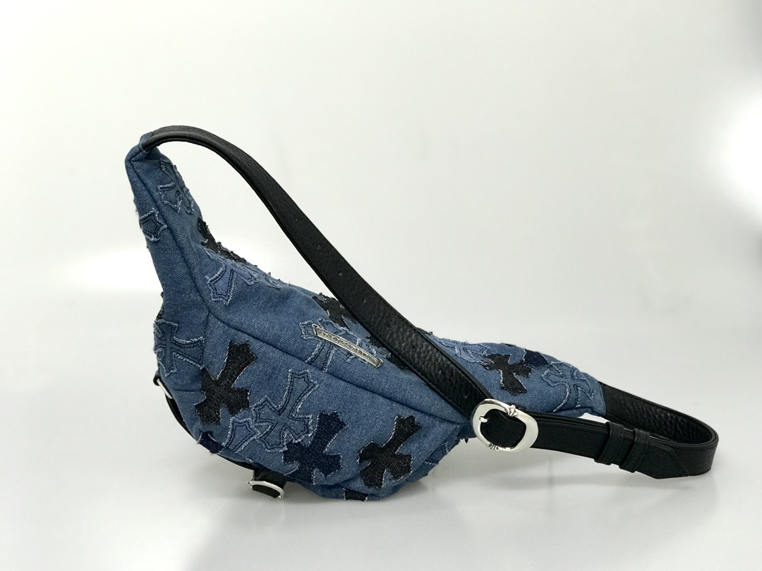 CH｜Cloison ❥ Denim Cross Waist Bag