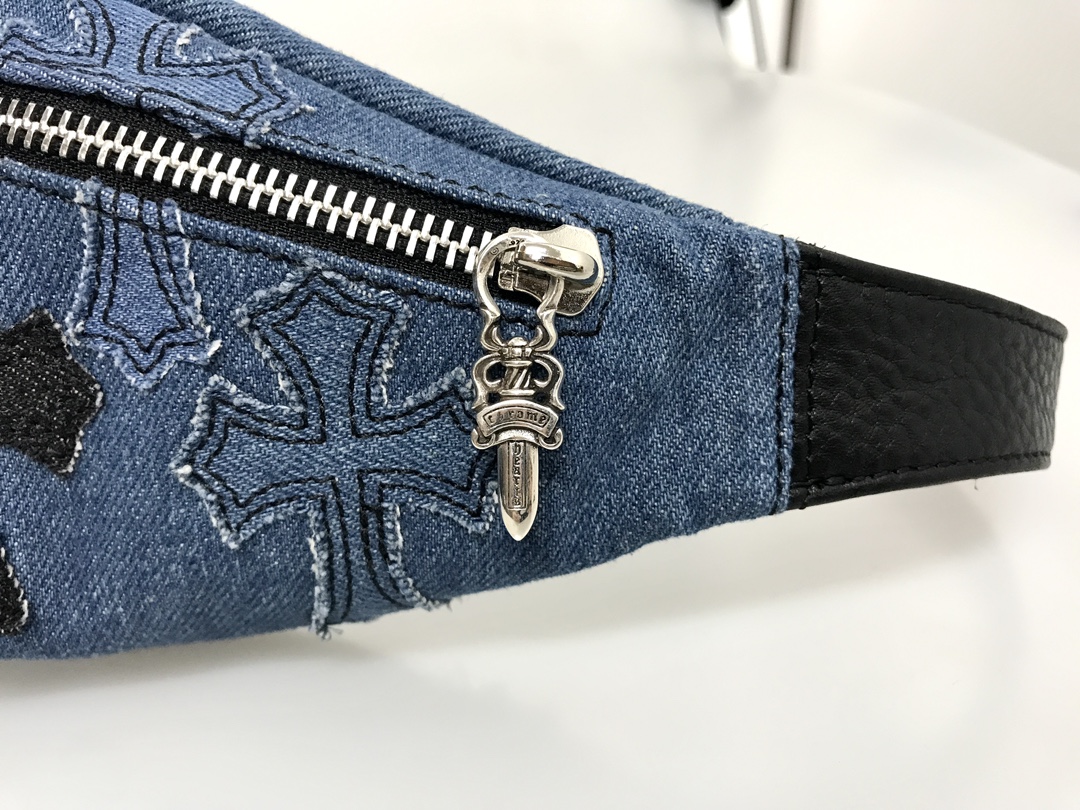CH｜Cloison ❥ Denim Cross Waist Bag