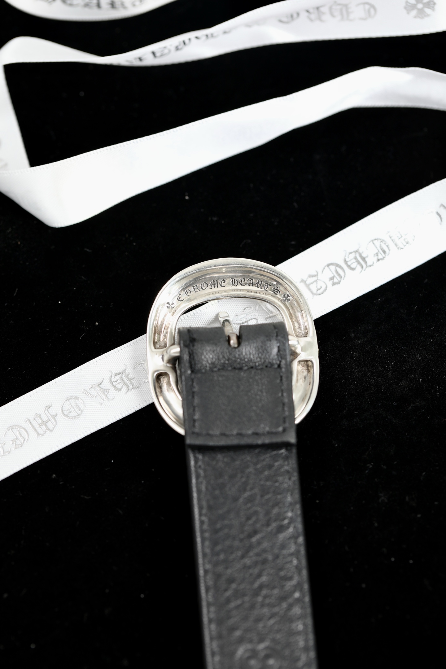 CH｜ Mini Pin Buckle Leather Belt