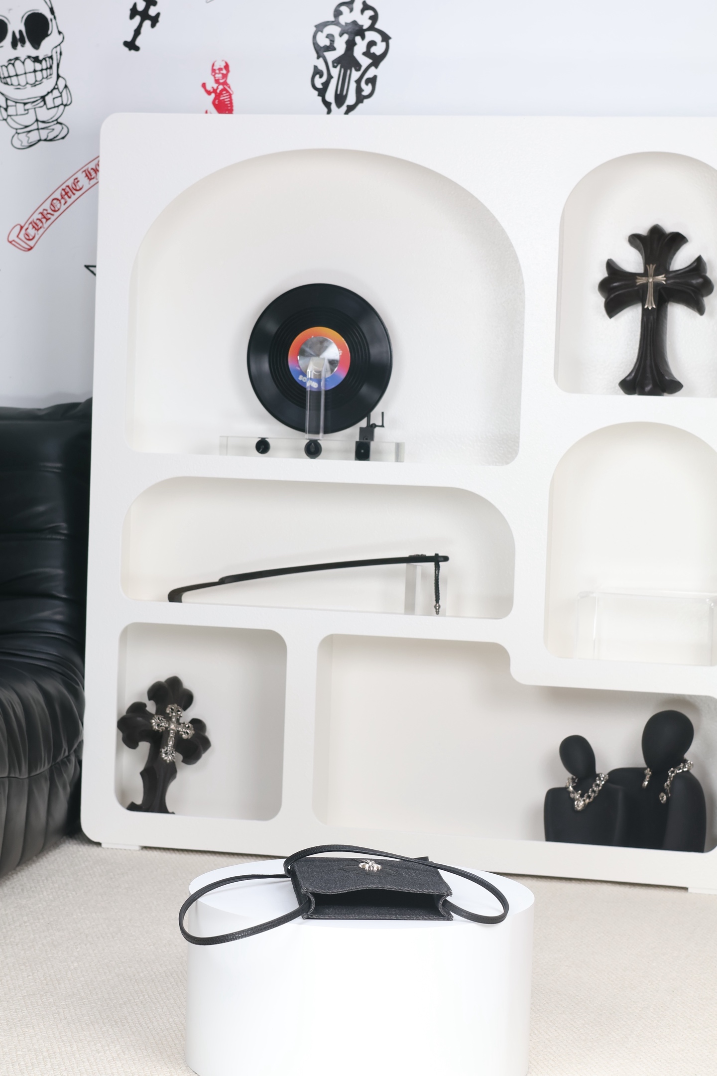 CH｜Denim Crossbody Bag