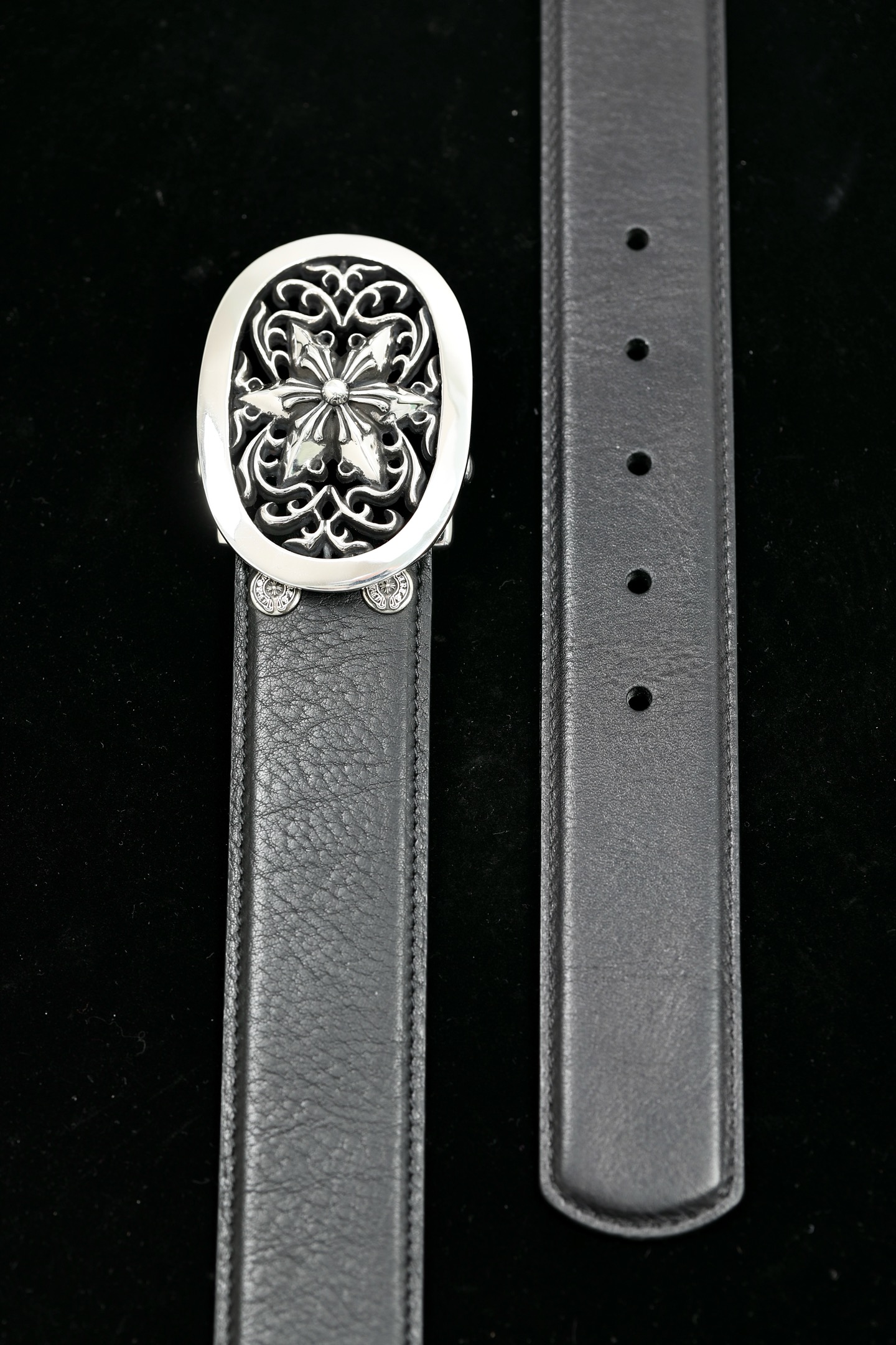 CH | Medium Oval Vine Hexagram Belt