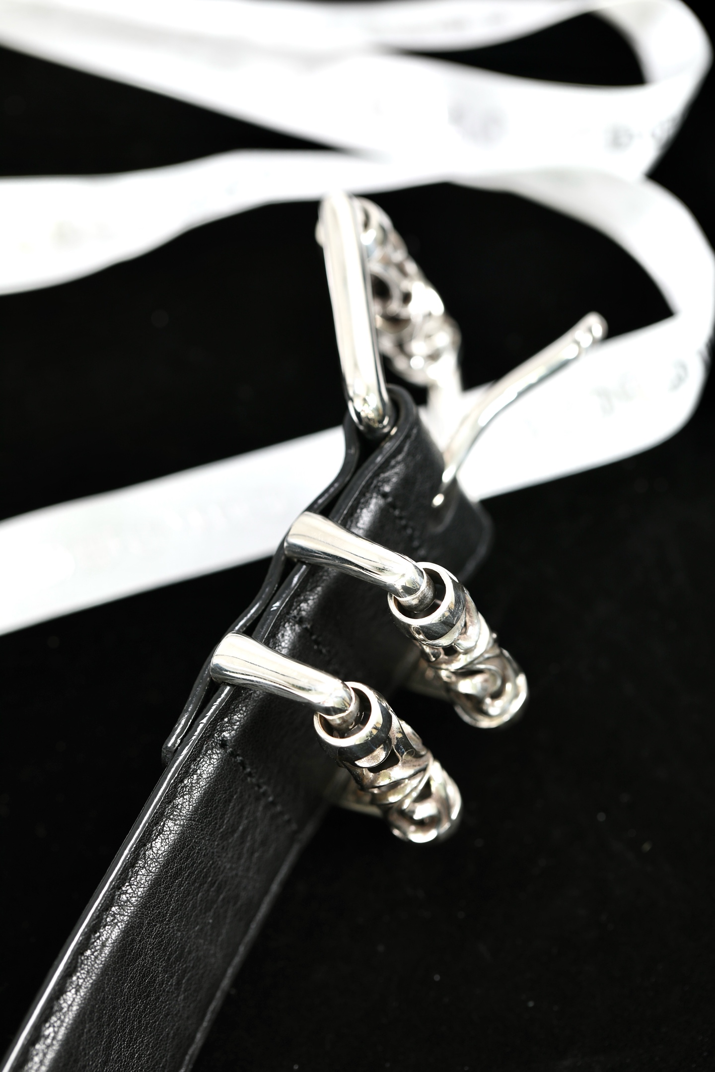 CH｜Wide Scrol Belt with Rattan Rollers