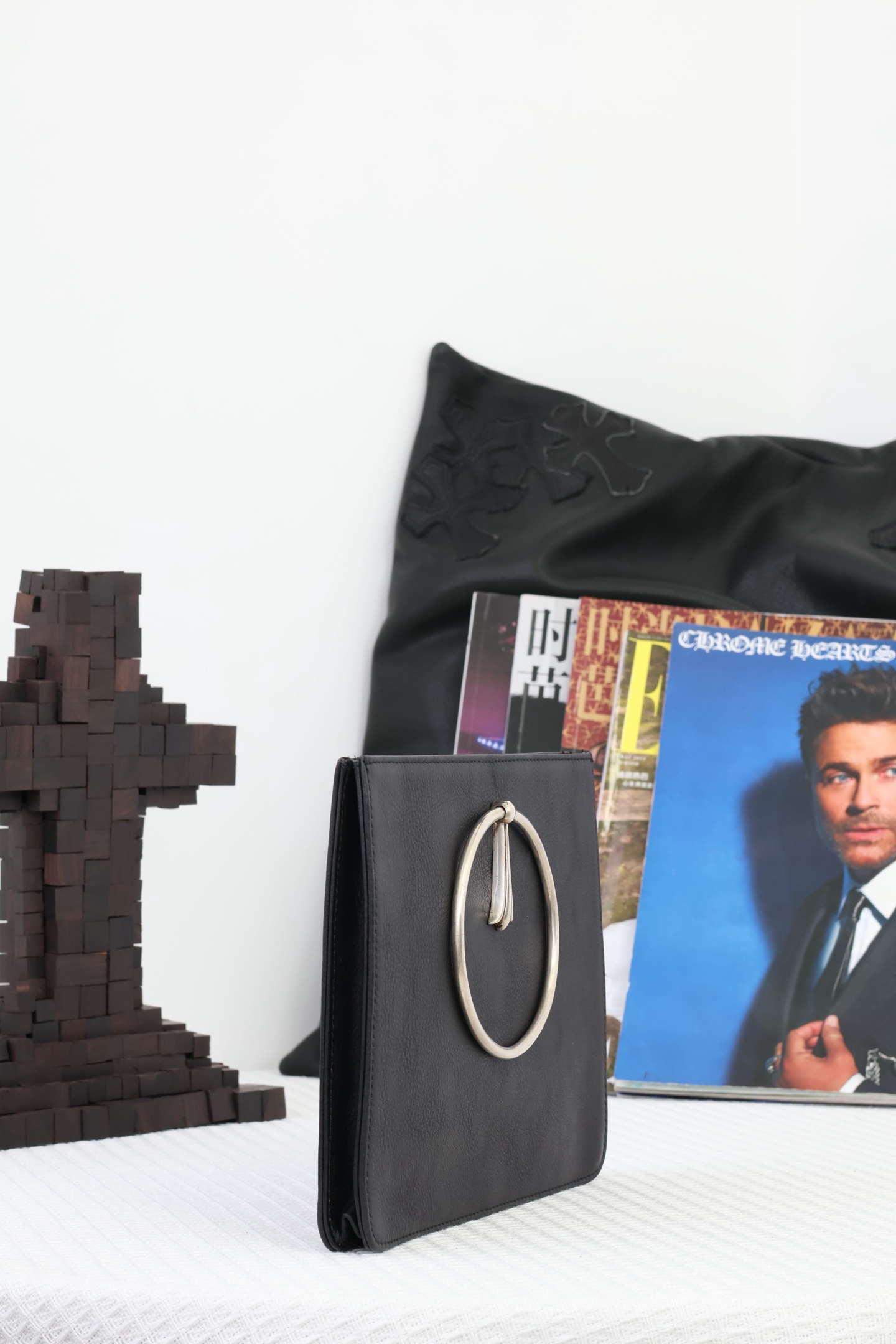 CH Handbag with Large Round Ring