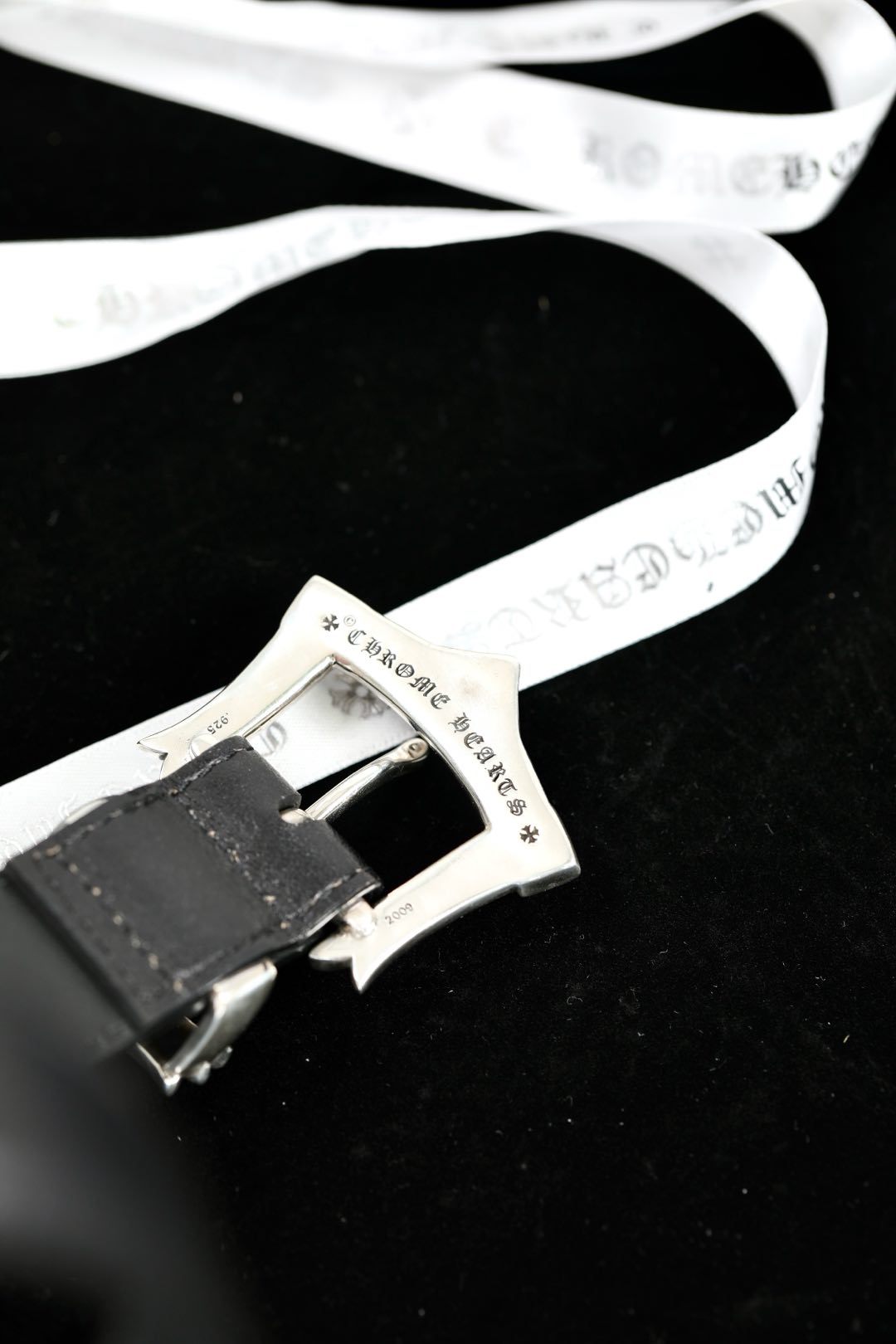 CH｜Crossbone Leather Belt