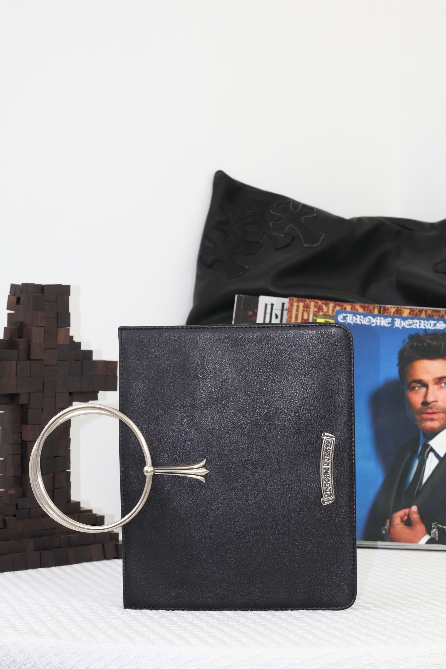 CH Handbag with Large Round Ring