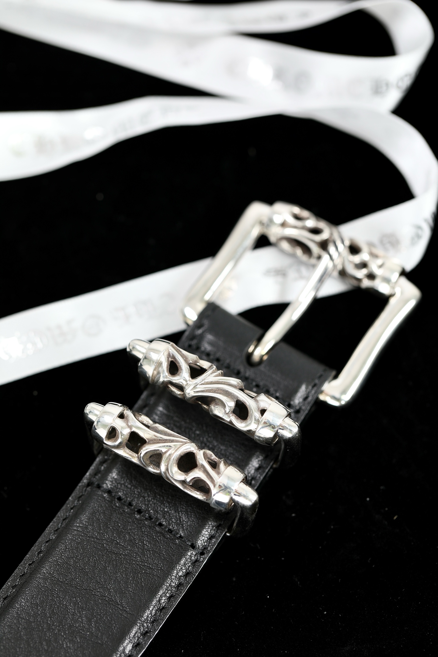 CH｜Wide Scrol Belt with Rattan Rollers