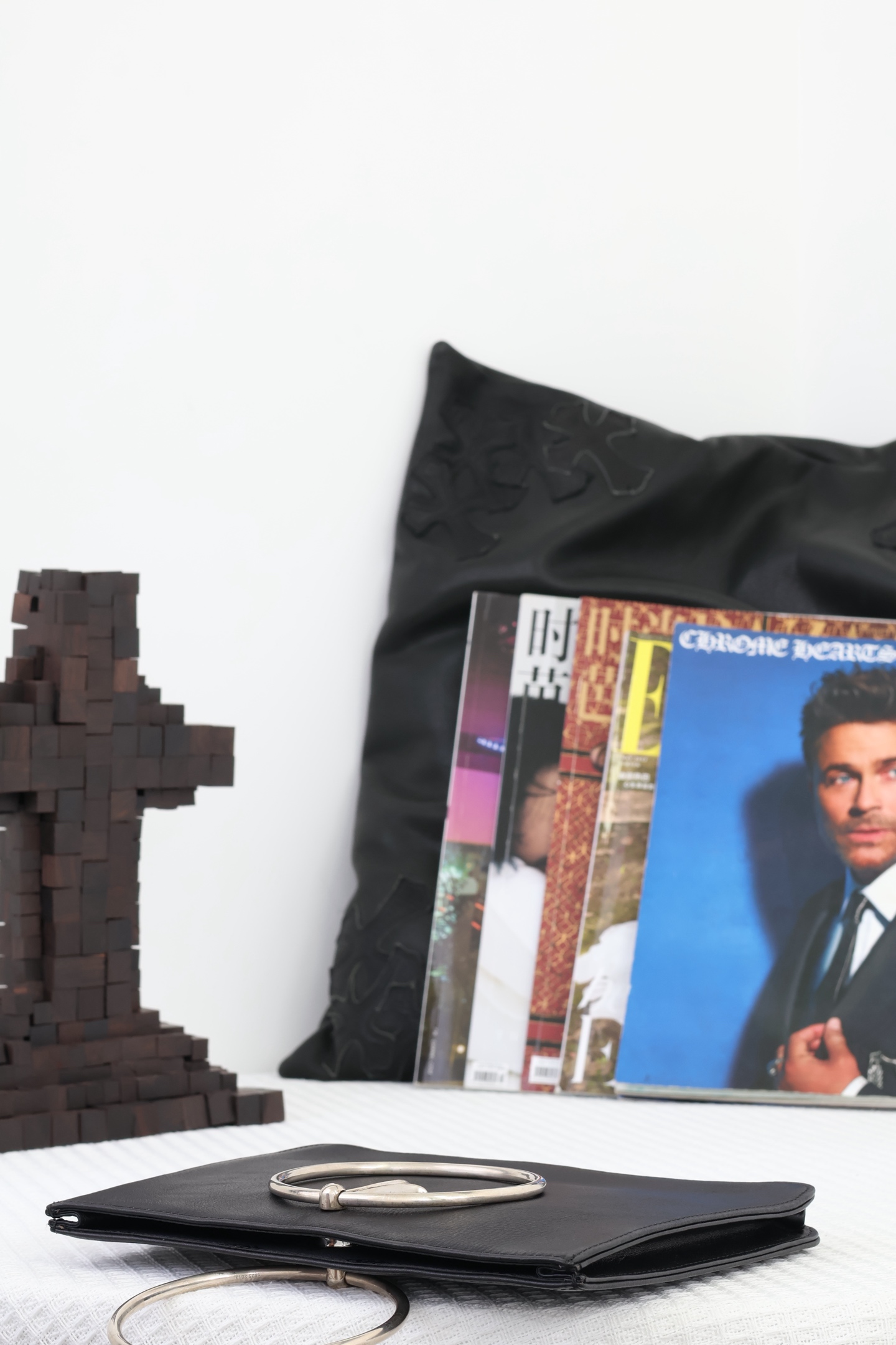 CH Handbag with Large Round Ring