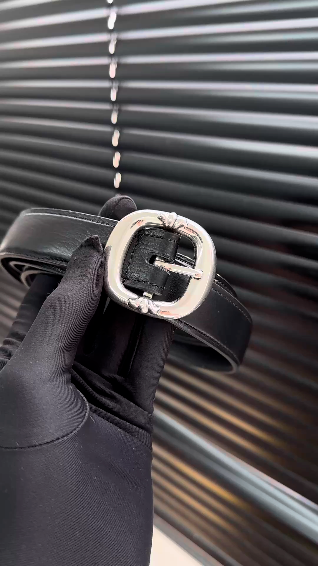 CH｜ Mini Pin Buckle Leather Belt