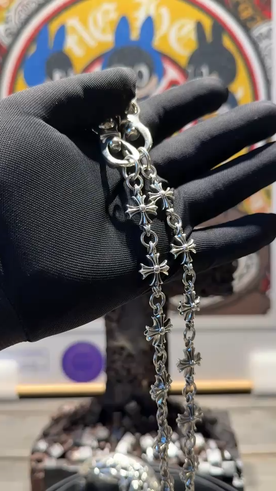 CH| Double Hook Cross Flower 18 Beads~